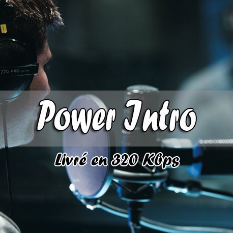 production audio power intro habillage radio et webradio