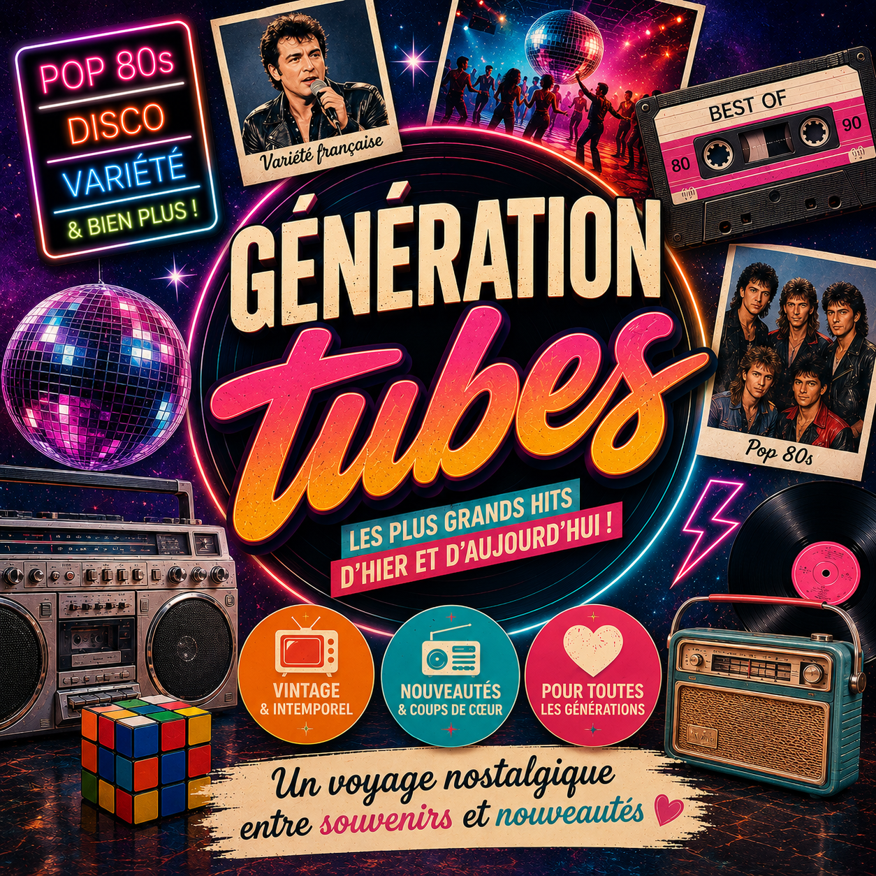 Emission podcast Philippe Detraux - Génération tubes