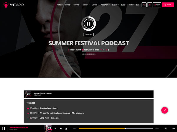 Fonctionnalités de podcasting professionnel